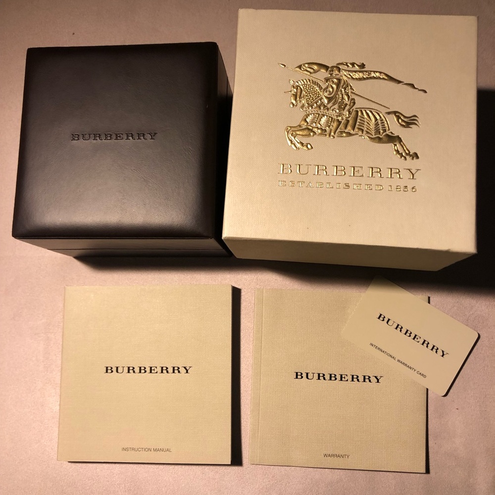 Burberry watch box
